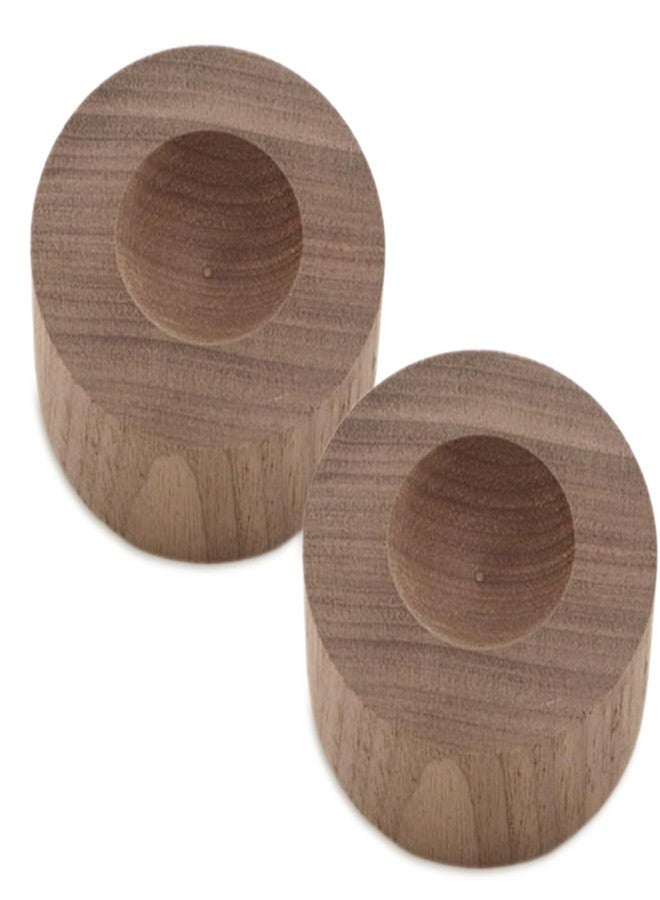SAMIQU Wooden Essential Oil Diffuser – 2 PCS Walnut Wood Aromatherapy Diffuser, Small Cylinder Passive Diffuser for Home Office Car Wardrobe Yoga Hall and SPA - Image 1